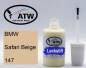 Preview: BMW, Safari Beige, 147: 20ml Lackstift, von ATW Autoteile West.